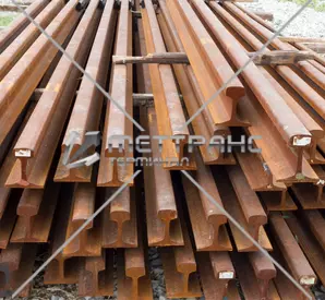 Рельсы КР-120 в Абакане